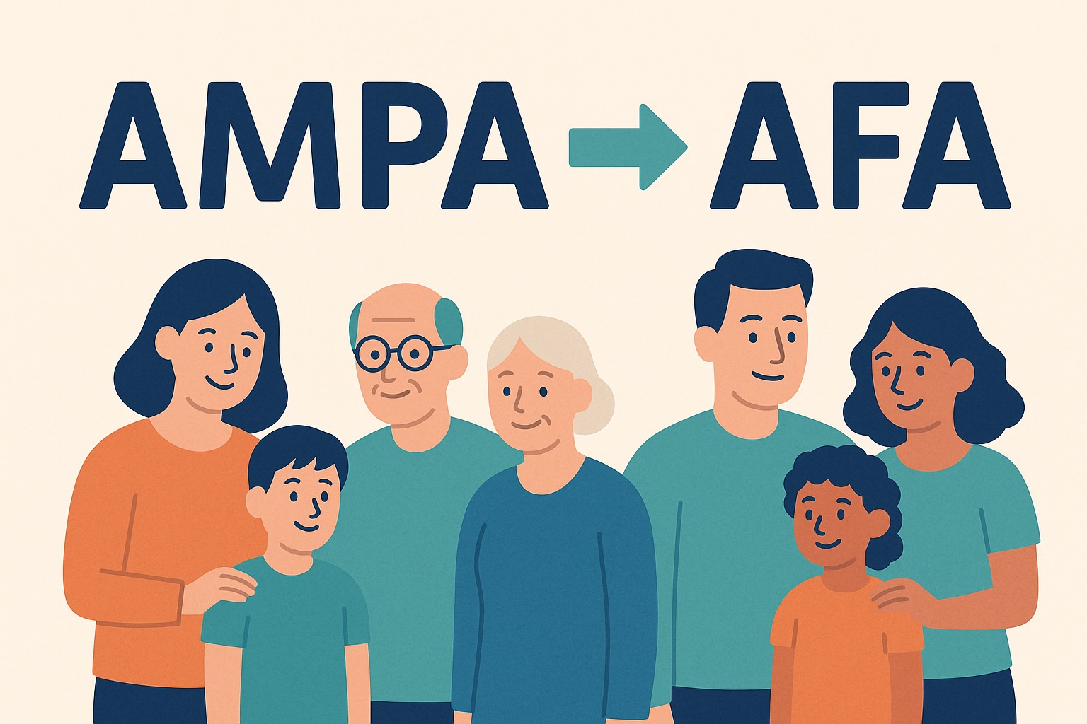 Cambia el nombre de tu AMPA a AFA